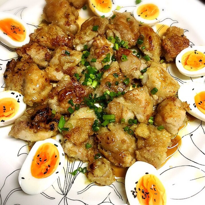 柔らか鶏肉 のバター醤油ソース味